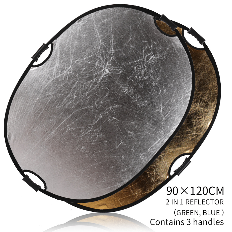 Photography Lighting Kit Portable - عاكس ضوء بيضاوي متعدد الأقراص 2