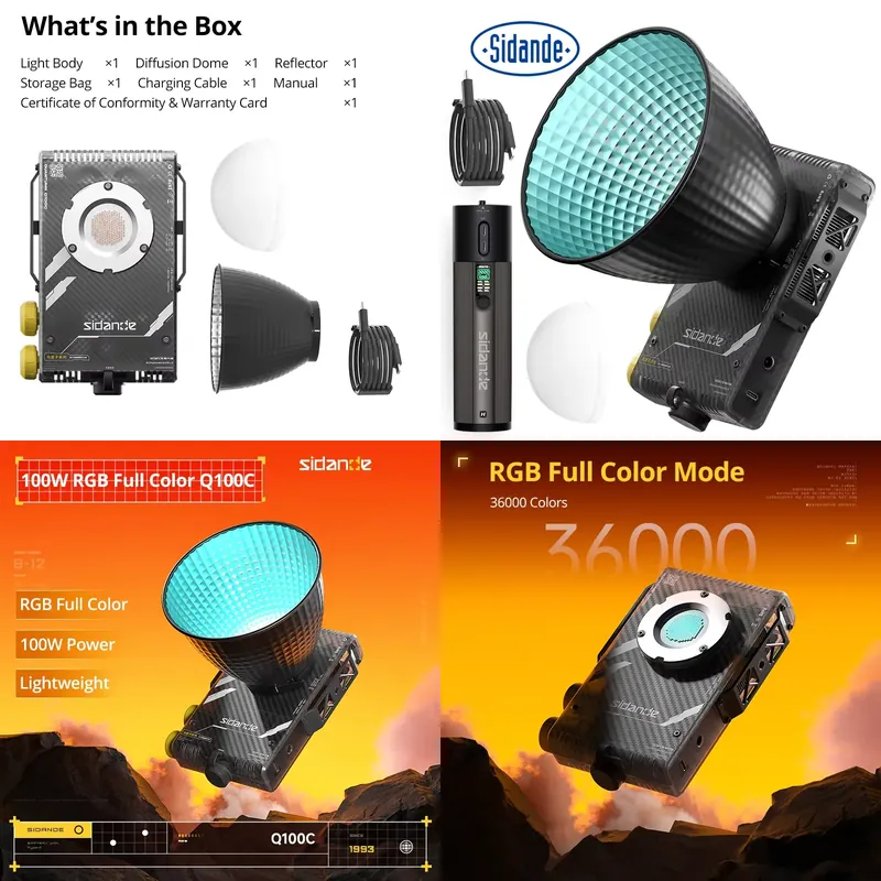 Photography Lighting Brands - ضوء تصوير محمول احترافي عالي الطاقة