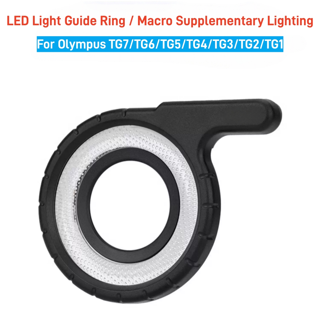 Photography Lighting Guides - حلقة توجيه الضوء LED مع موزع