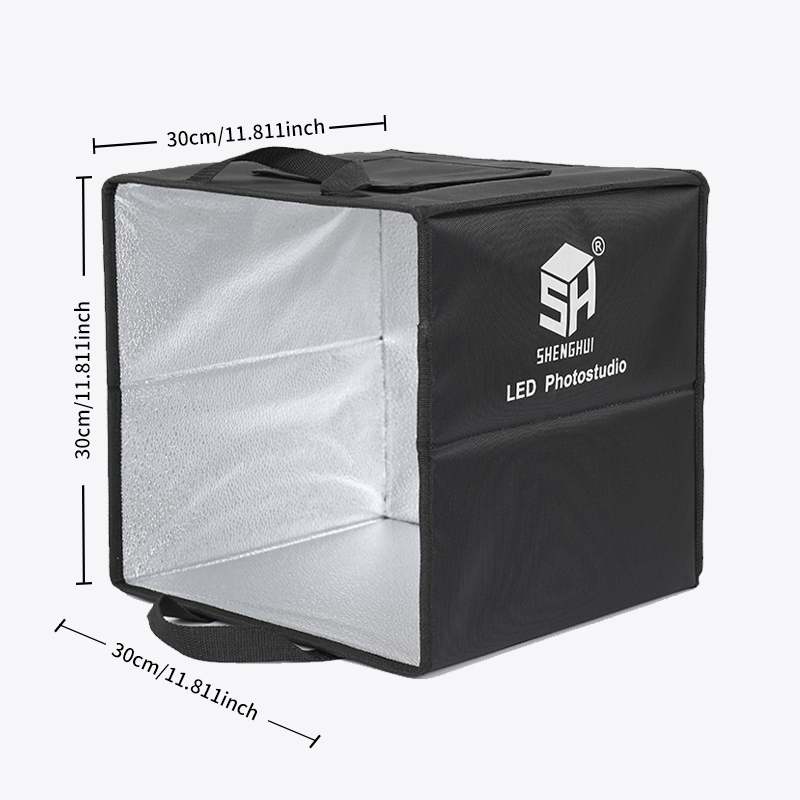 30 سنتيمتر التصوير منضدية صندو - مراجعة Photography Lighting Kit Portable وسعره