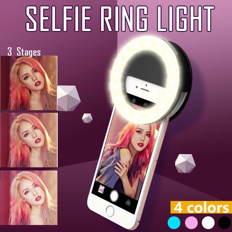 LED Selfie مصباح مصمم على شكل  - مراجعة Photography Lighting Description وسعره