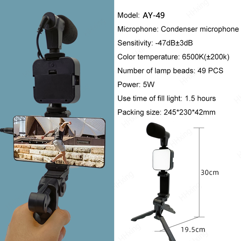 حامل الهاتف التصوير الفوتوغراف - مراجعة Photography Lighting Kit Portable وسعره