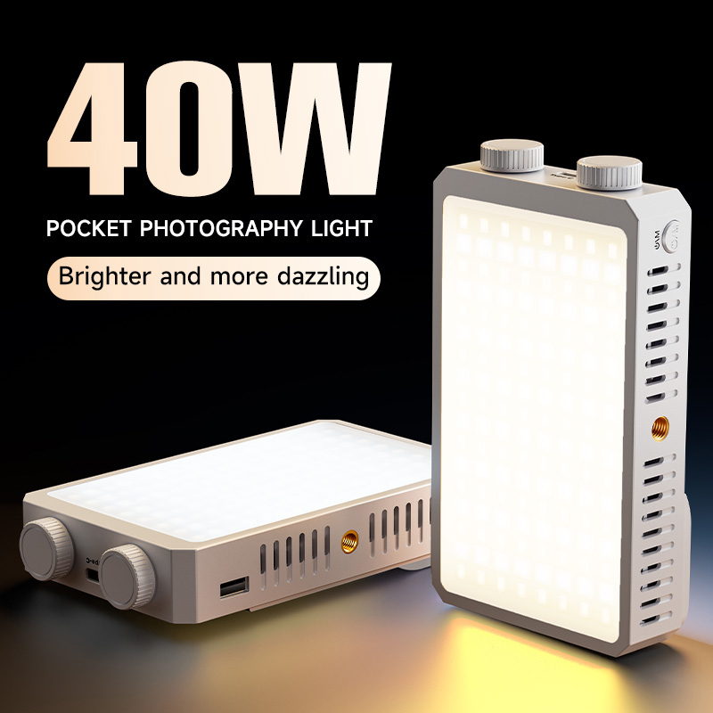 ضوء كاميرا LED بقوة 40 واط، در - مراجعة Photography Lighting Description وسعره