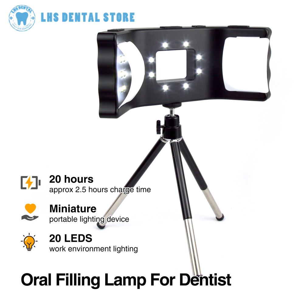 مصباح LED للتصوير الفموي للأسن - مراجعة Photography Mobile Lighting وسعره