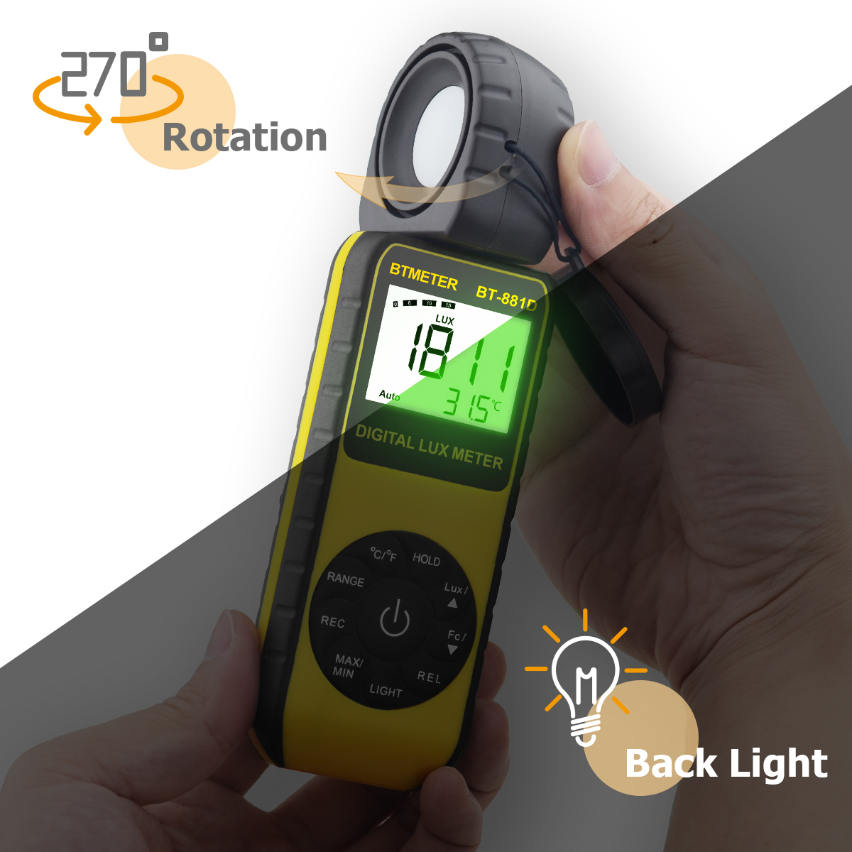 مقياس إضاءة رقمي محمول باليد ب - مراجعة Photography Lighting Meter وسعره