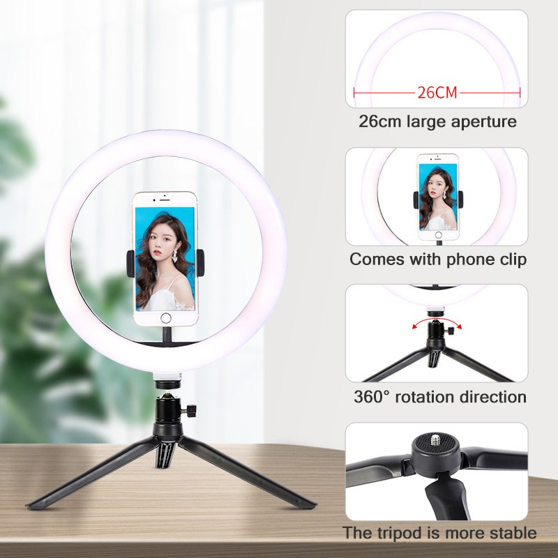 26 سنتيمتر 10 بوصة Led حلقة Se - مراجعة Photography Lighting Description وسعره