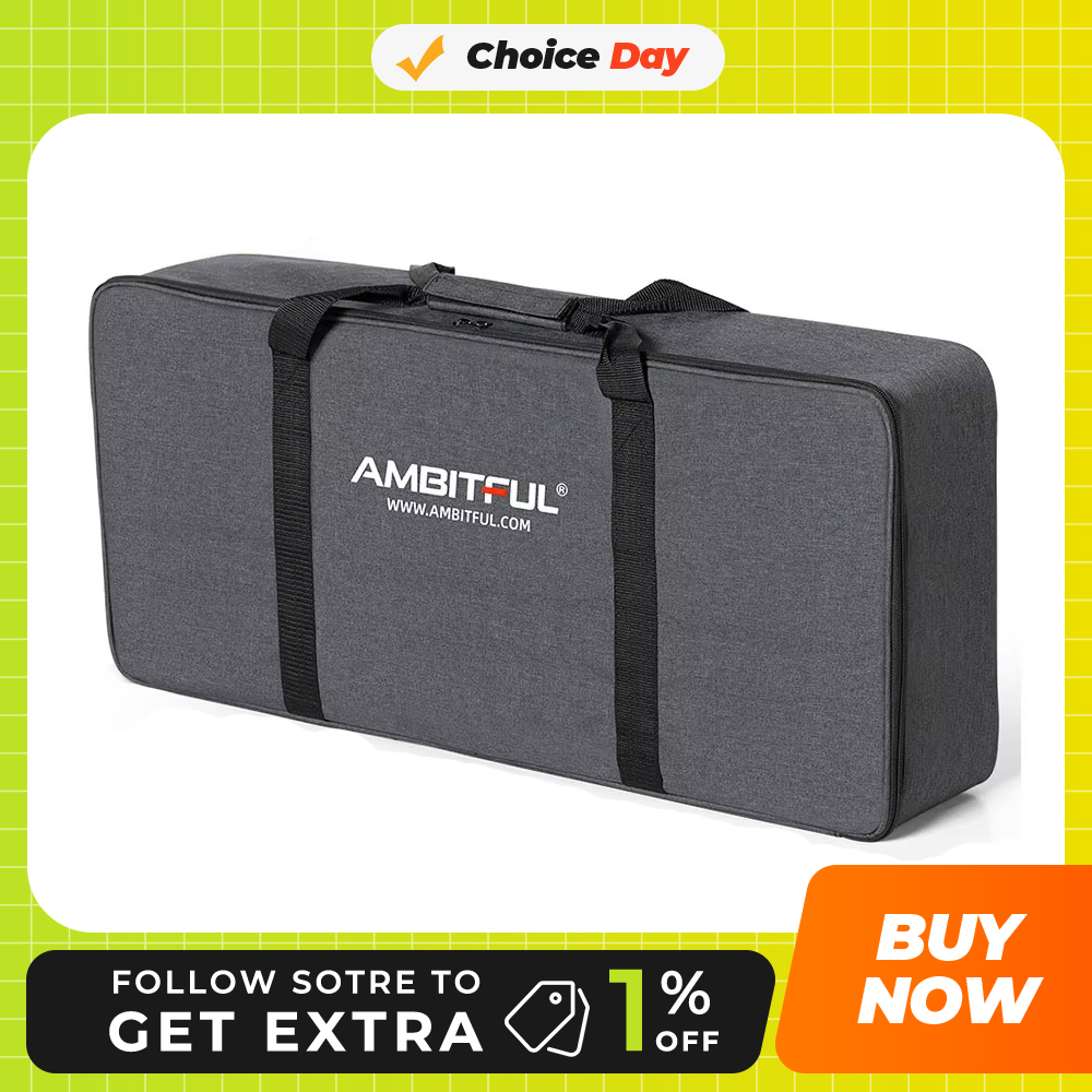 حقيبة حمل محمولة جديدة من AMBI - مراجعة Photography Lighting Kit Portable وسعره