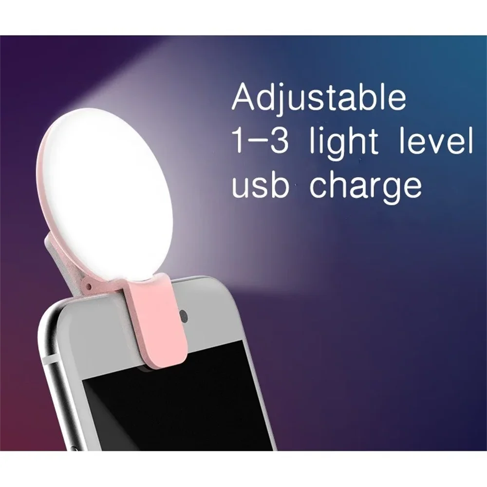 مصباح حلقي صغير محمول للسيلفي، - مراجعة Photography Mobile Lighting وسعره