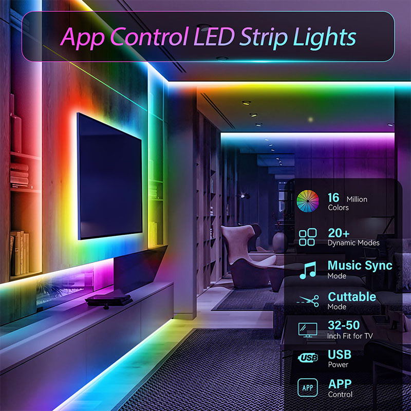 شريط إضاءة LED RGB بتقنية USB  - مراجعة Photography Lighting Game وسعره