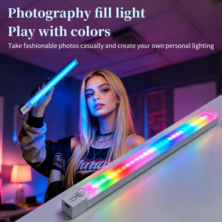 إضاءة خزانة LED مغناطيسية RGB  - مراجعة Photography Lighting Game وسعره