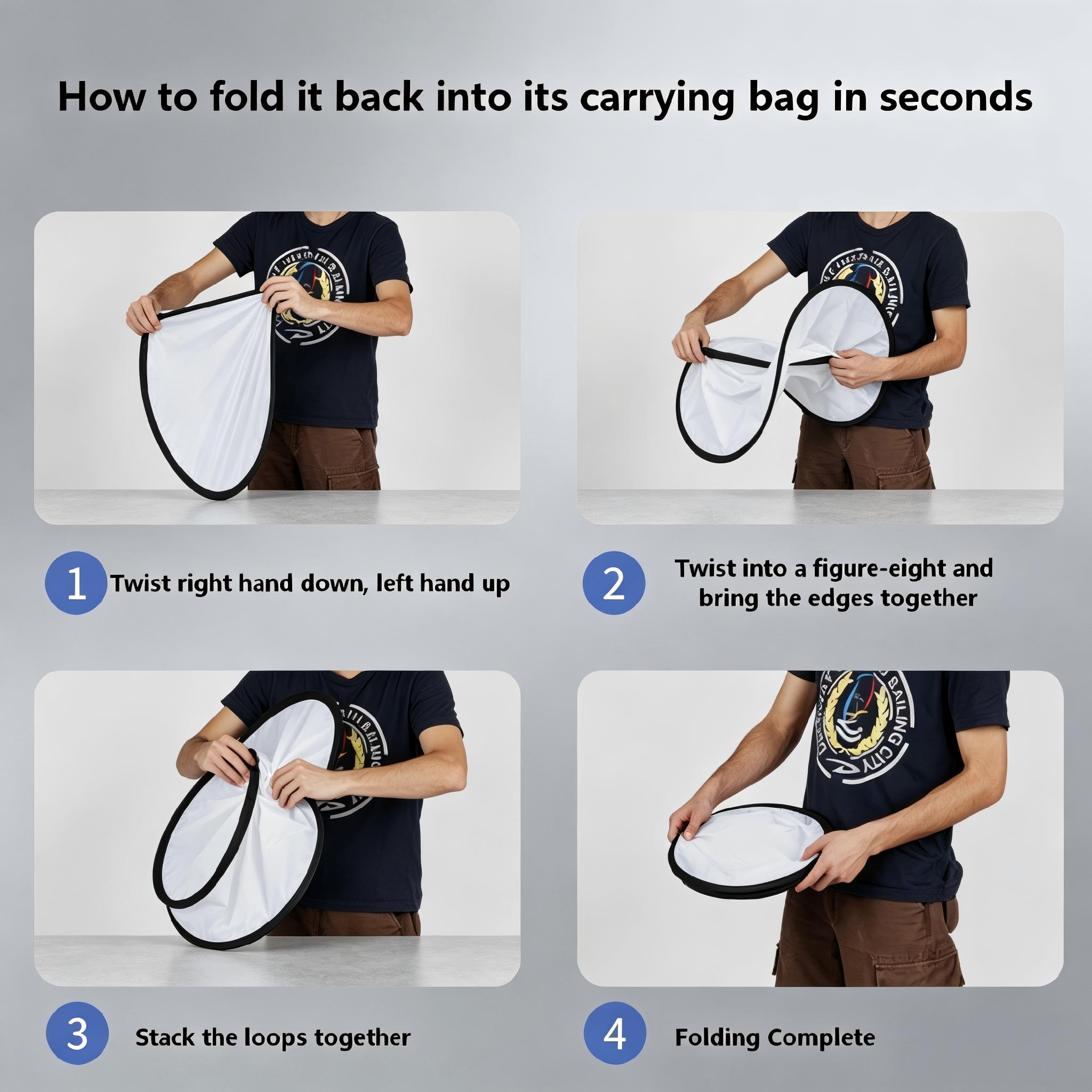 عاكس ضوء للتصوير الفوتوغرافي 2 - مراجعة Photography Lighting Kit Portable وسعره