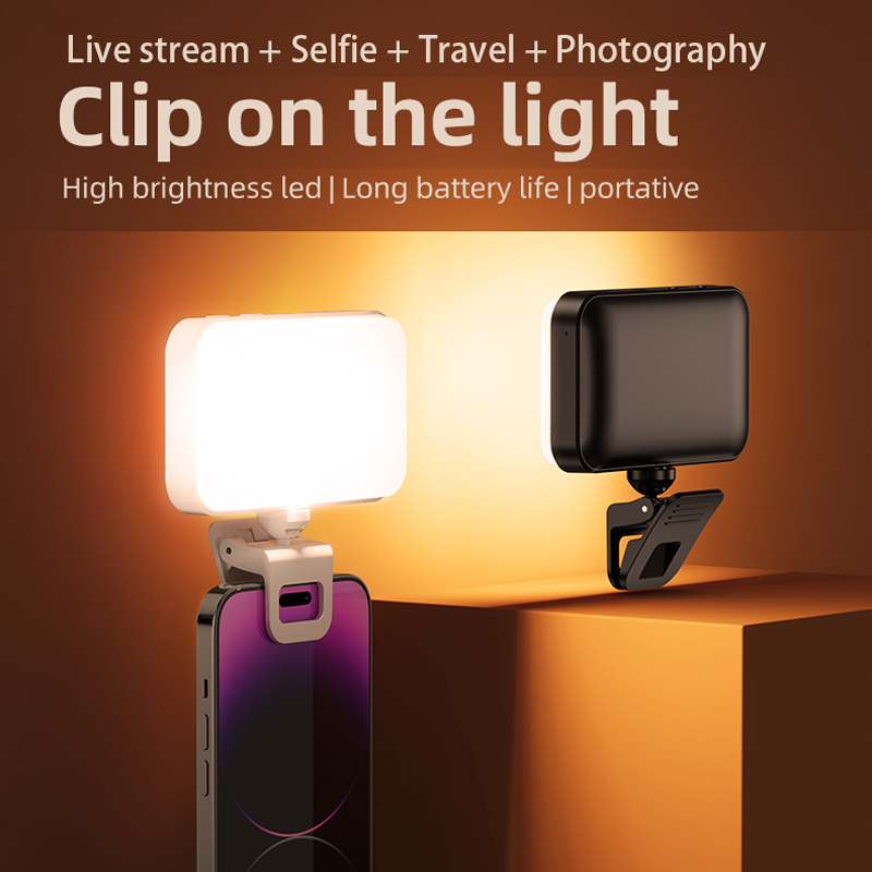 جيب LED ضوء السيلفي آيفون باد  - مراجعة Photography Mobile Lighting وسعره